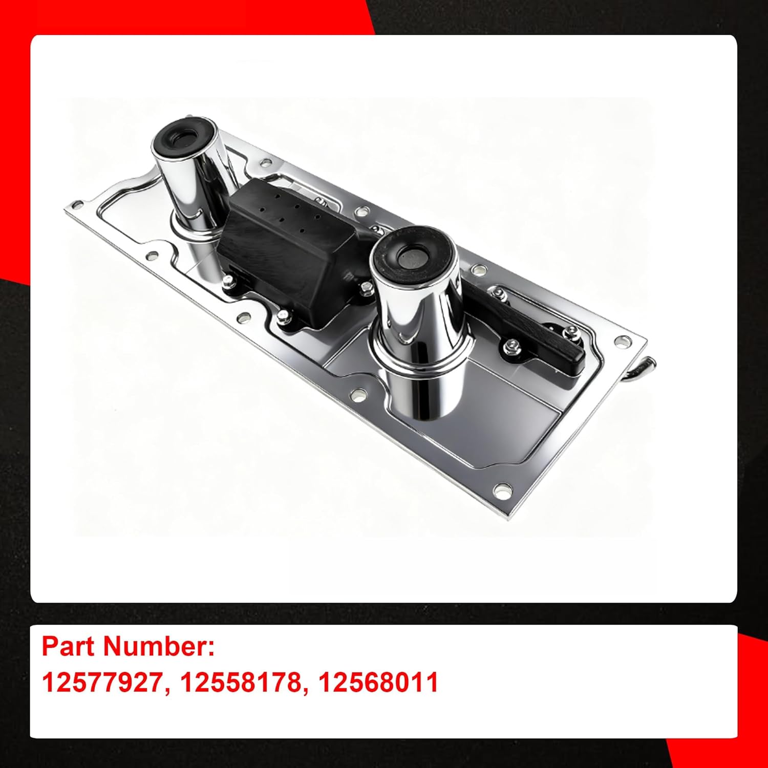 Engine Valley Cover Plate Kit with Gasket & Bolts Compatible with Chevy Corvette 2004, Cadillac CTS-V 2004-2005, Pontiac GTO 2004 - V8 5.7L LS1 LS6 OHV Engine - Replaces 12577927, 12568011