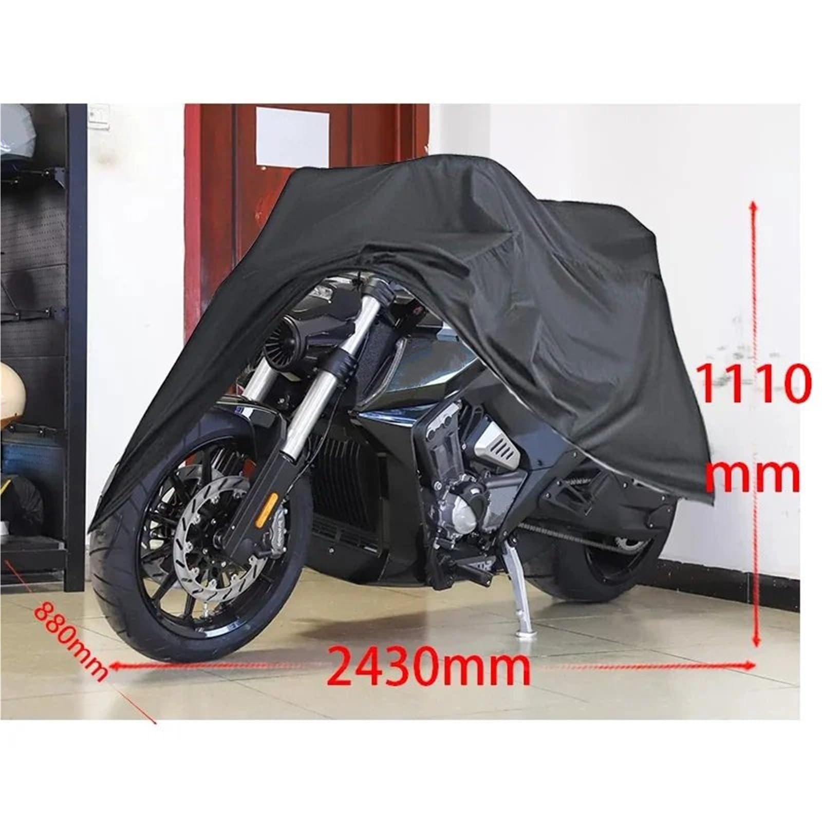 Housse De Protection Moto Amazon - 110x47 Pouces - Anti UV, Pluie, Poussière - Neuf