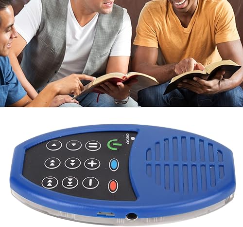 Miniatura 6 de Bewinner Mini reproductor de audio portátil de carga solar de la Biblia, 4GB, azul
