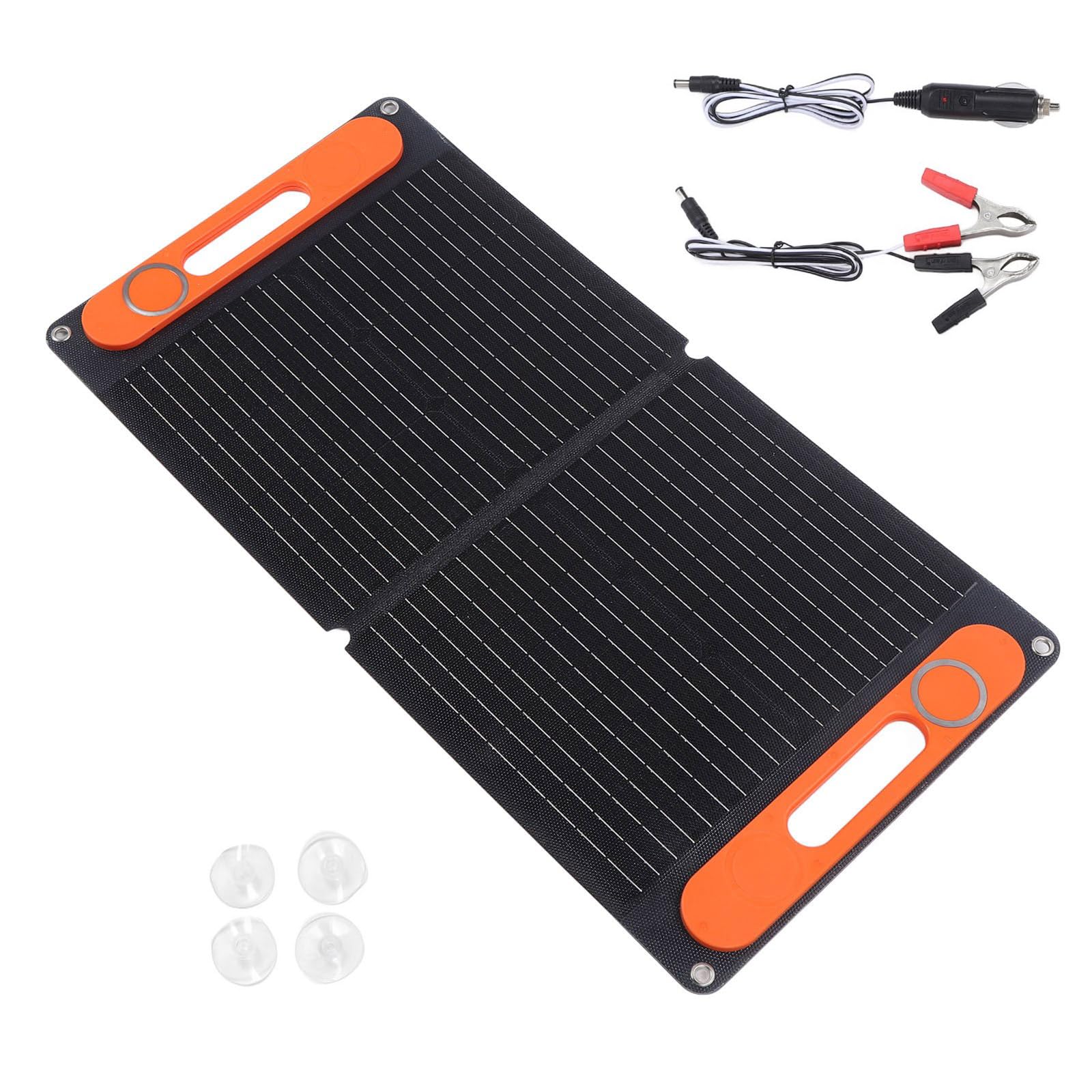 Tfaoys Multicolor Etfe Solar Panel 80W Double Usb Port Folding Solar Panel Battery Charging Device Enduring Easy To Use For Outdoor Camping Hiking