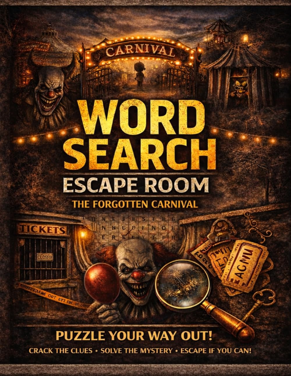 Word Search Escape Room: The Forgotten Carnival