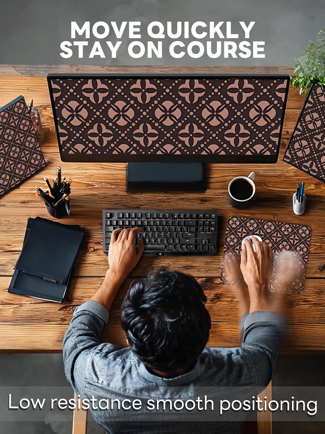 Cute Mouse Pads,Unique Mouse Pad Design, 9.33 x 7.76 in image 3
