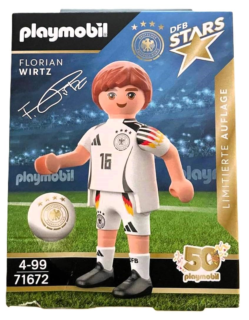 PLAYMOBIL 71672 - Florian Wirtz - DFB-Stars Nationalmannschaft Limitierte Edition