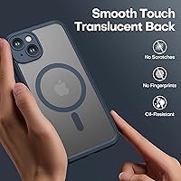 Vista 41 de ImpactStrong Magnetic Guard Designed for iPhone 14 Pro Max Case [Camera Protection] [Military Grade Drop Tested] [Compatible with MagSafe] Slim Black