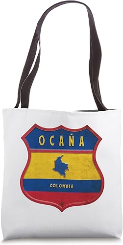 Ocaña Colombia coat of arms flags city gift Tote Bag