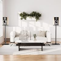 ELIVED Univerzális Hangfal Állvány 808mm Üveg Talppal Satellite és Polc Hangfalakhoz Kábel Vezetéssel Teufel JBL Sony 10kg Teherbírás 1 Pár 9