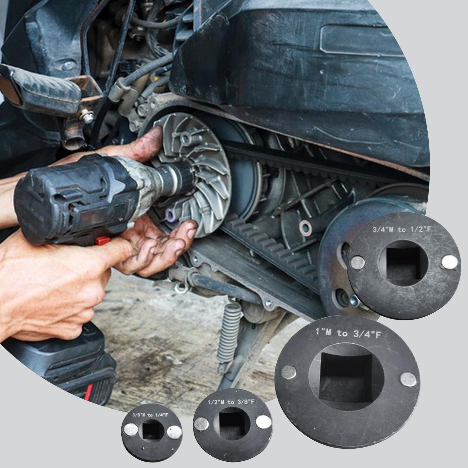Juego De Adaptadores Para Carraca Alargadera Magnética Articulada Para | Juego Prolongadores Vaso Para Automoción Electricista Mecánica Y Mecánico