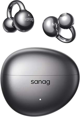 Amazon.com: Sanag S7S Ultra Clip-On Open Ear Earbuds,AI