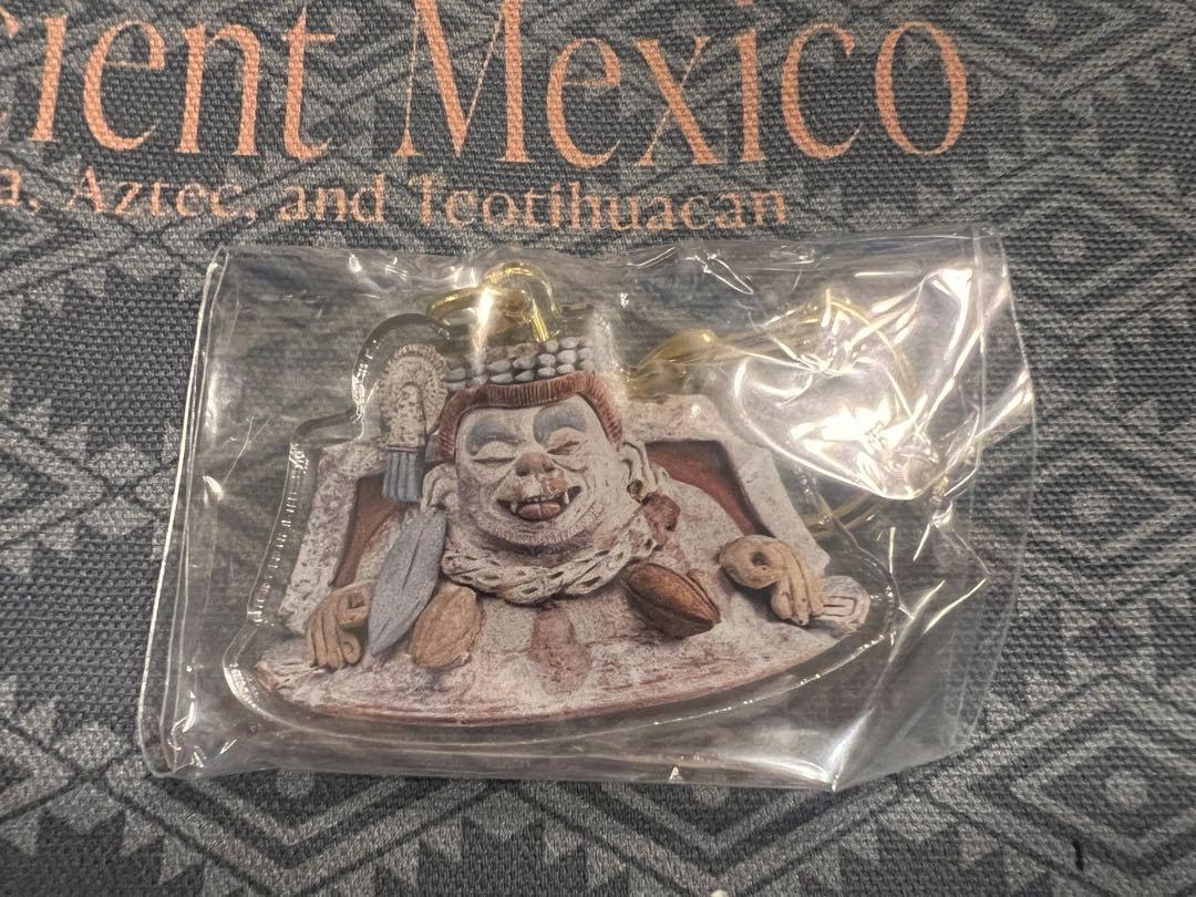 かわいい置物　メキシコ　マヤ？　土偶　オブジェ　古代文明歴史　インテリア　希少 古代メキシコ マヤ文明の神土偶