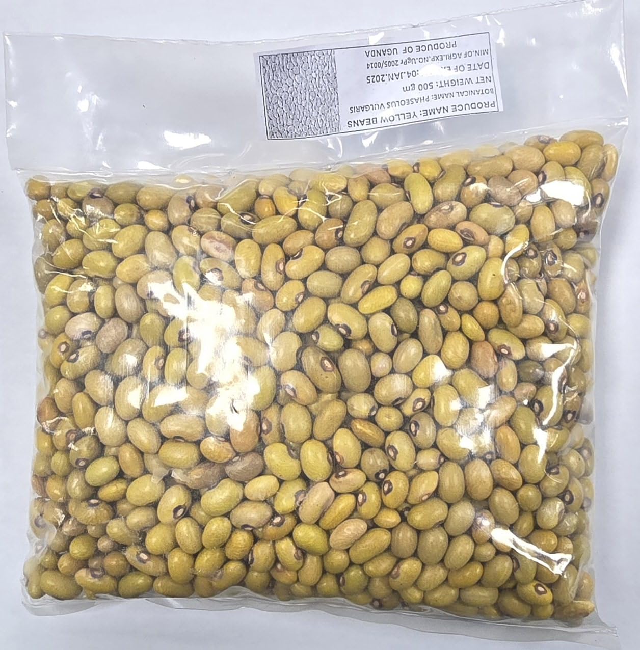 Uganda Yellow Beans I Phaseolus Vulgaris I Product of Uganda I Pack of 2