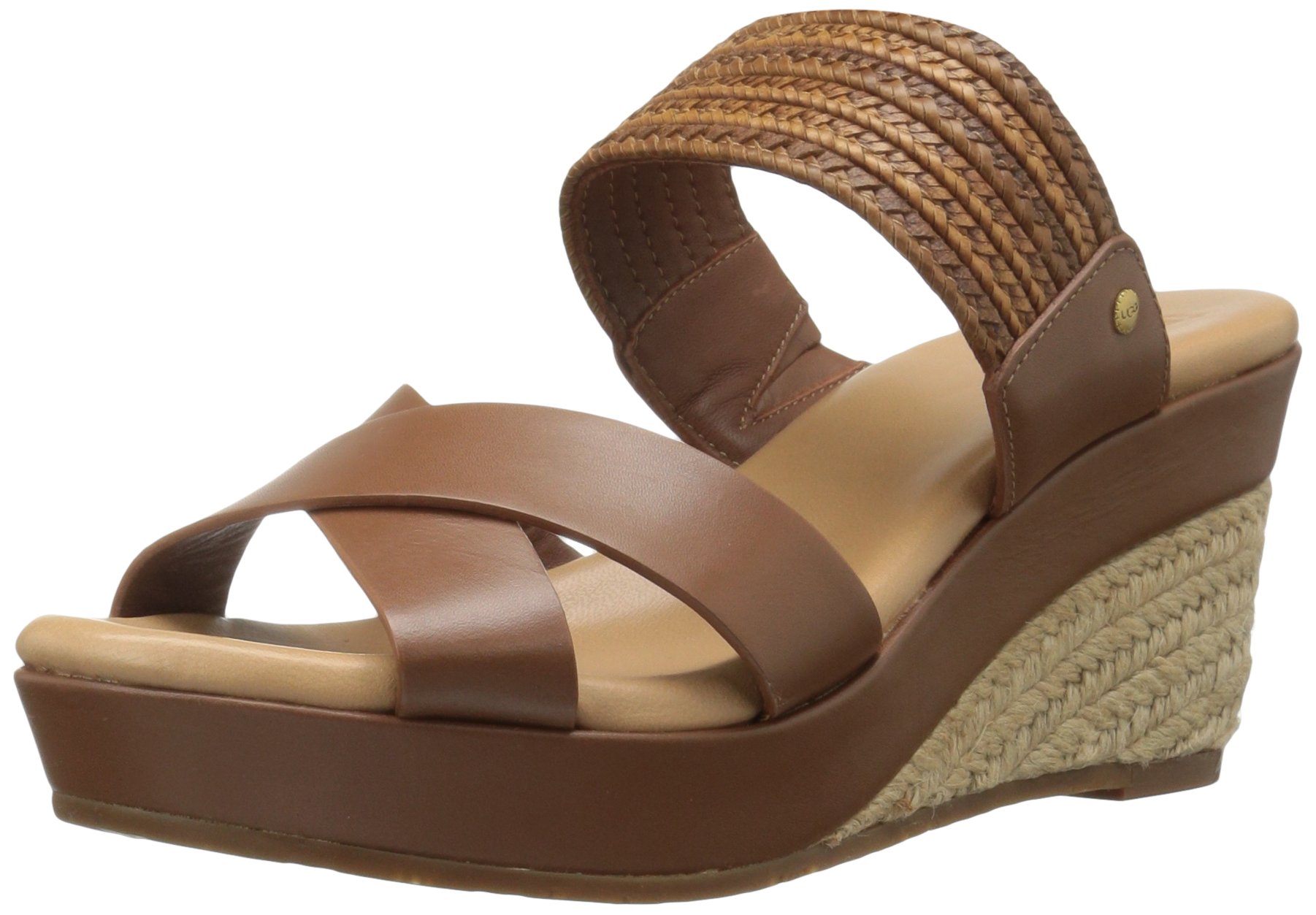 UGG Women's Adriana Wedge Sandal, Tamarind, 9 US/9 B US