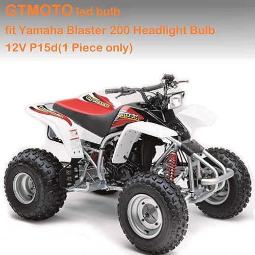 Miniatura 6 de Para Yamaha Blaster 200 Raptor Breeze 125 luces, 102-84314-00-XX  5VM-84314-00-00 Bombilla LED, cápsula de luz superior ATV, potente blanco