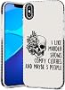 Cute Case for iPhone Xs Max - for Women Girls Kawaii Funny Design Fun Aesthetic Skull Fashion Girly for Teens Pattern TPU Bumper Phone Covers for iPhone Xs Max Phone Case
