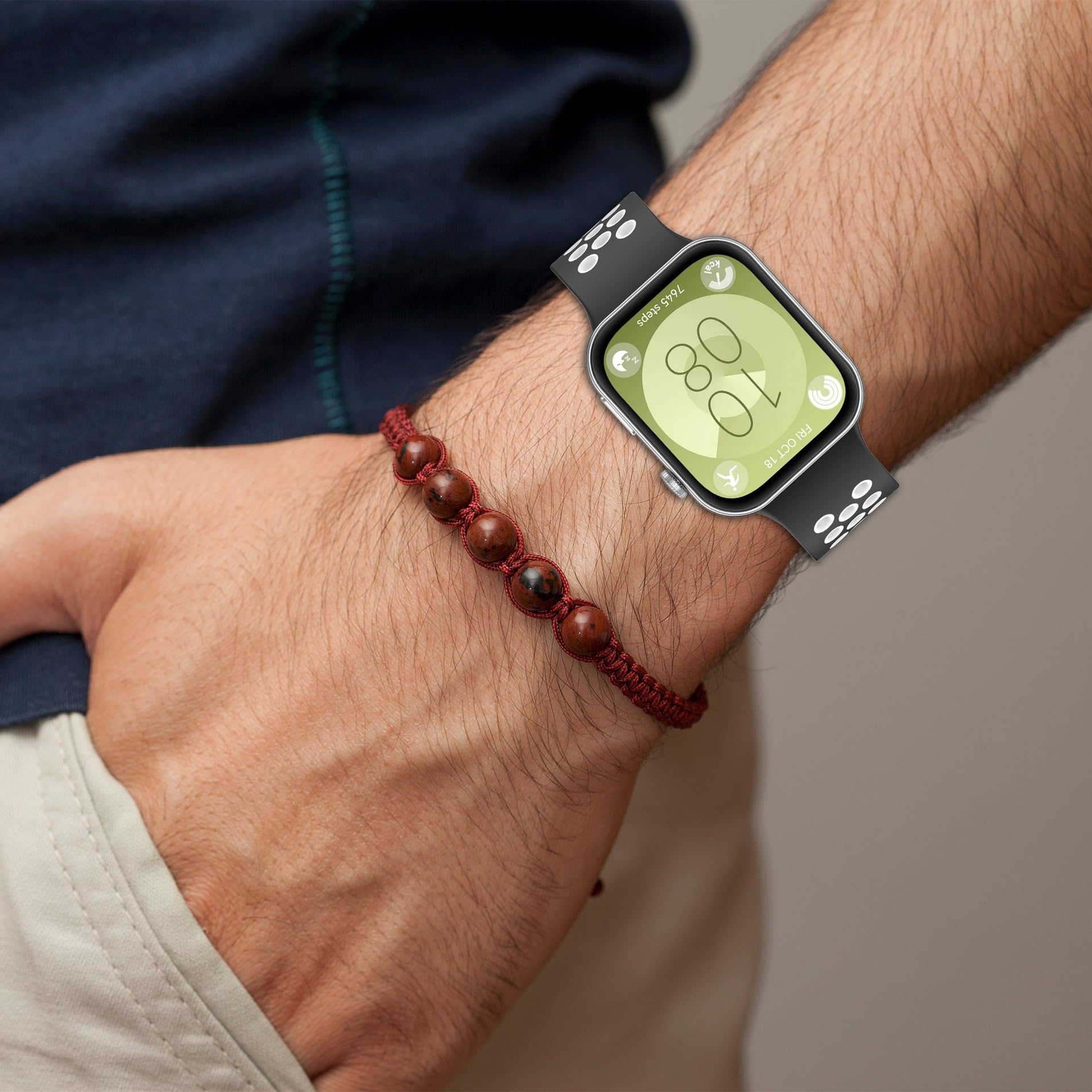Compatibile con Huawei Watch Fit 3 Smart Band Donna Uomo Silicone Leggero Sport Cinturini di Ricambio Destinato Cinturino Regolabile per (confezione da 6)