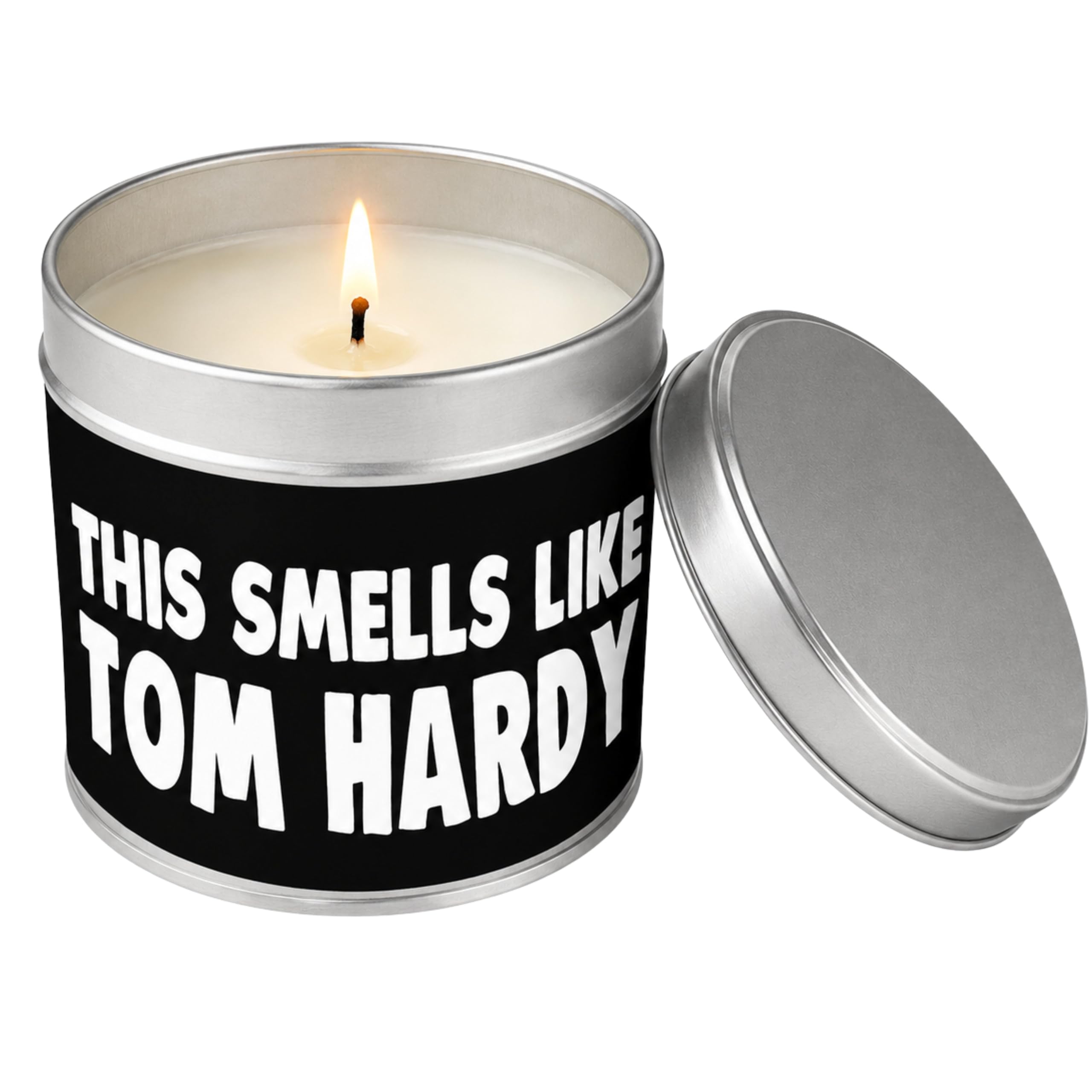 Funny Tom Hardy Candle for Film Fans This Smells Like Celebrity Inspired Vanilla Soy Wax Tin