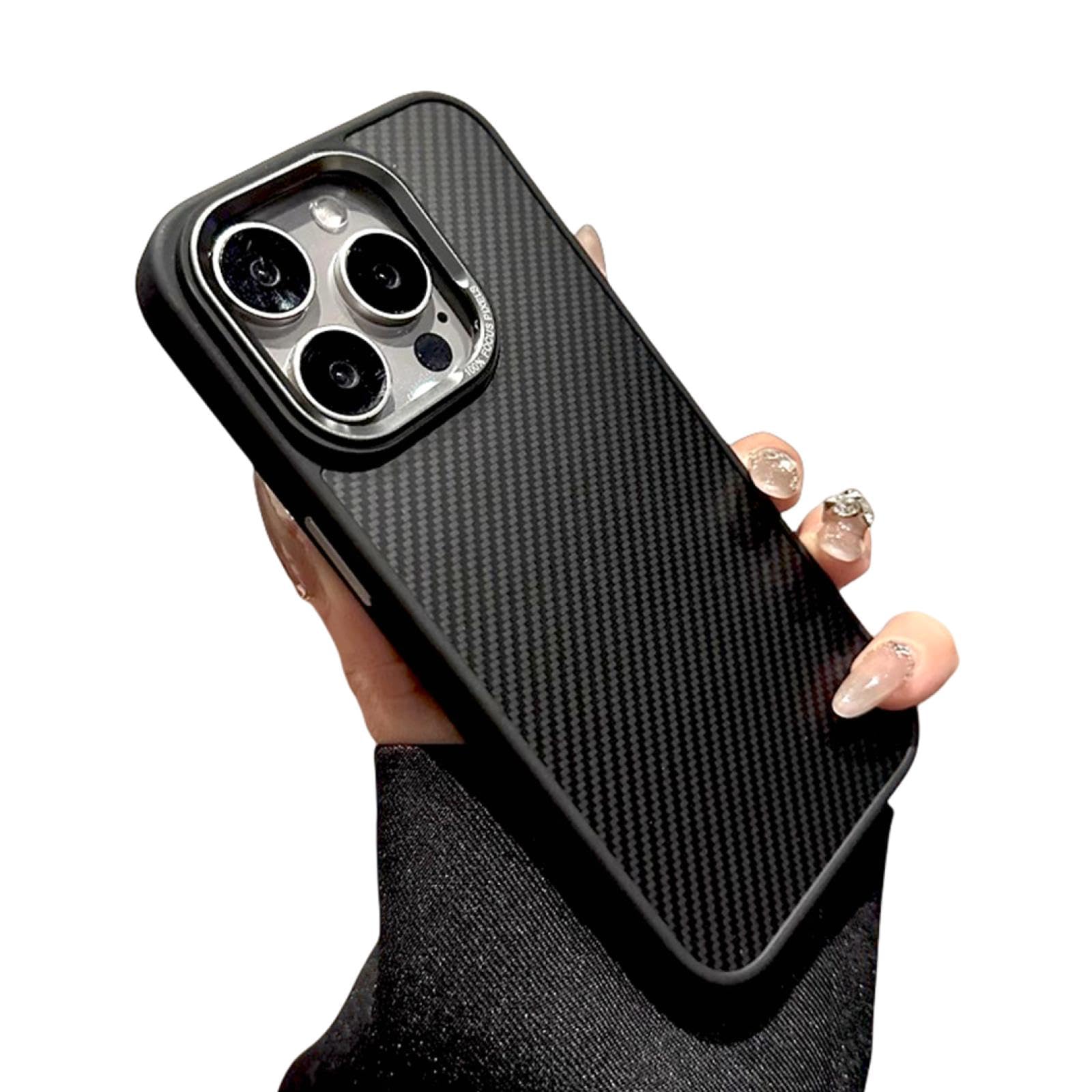 Amazon.co.jp: 高級カーボンファイバーワイヤレス充電カバー（iPhone14