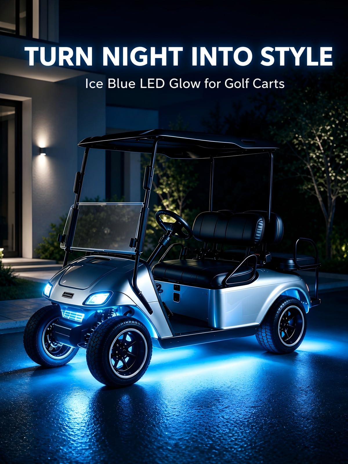 YM E-Bright Taśmy LED do samochodów, 27 cm, 5050, 15SMD, 300 lumenów, wodoodporne światła podświecające do samochodu, motocykle, wózek golfowy, łódź, LED, wewnętrzne światła zewnętrzne, taśma