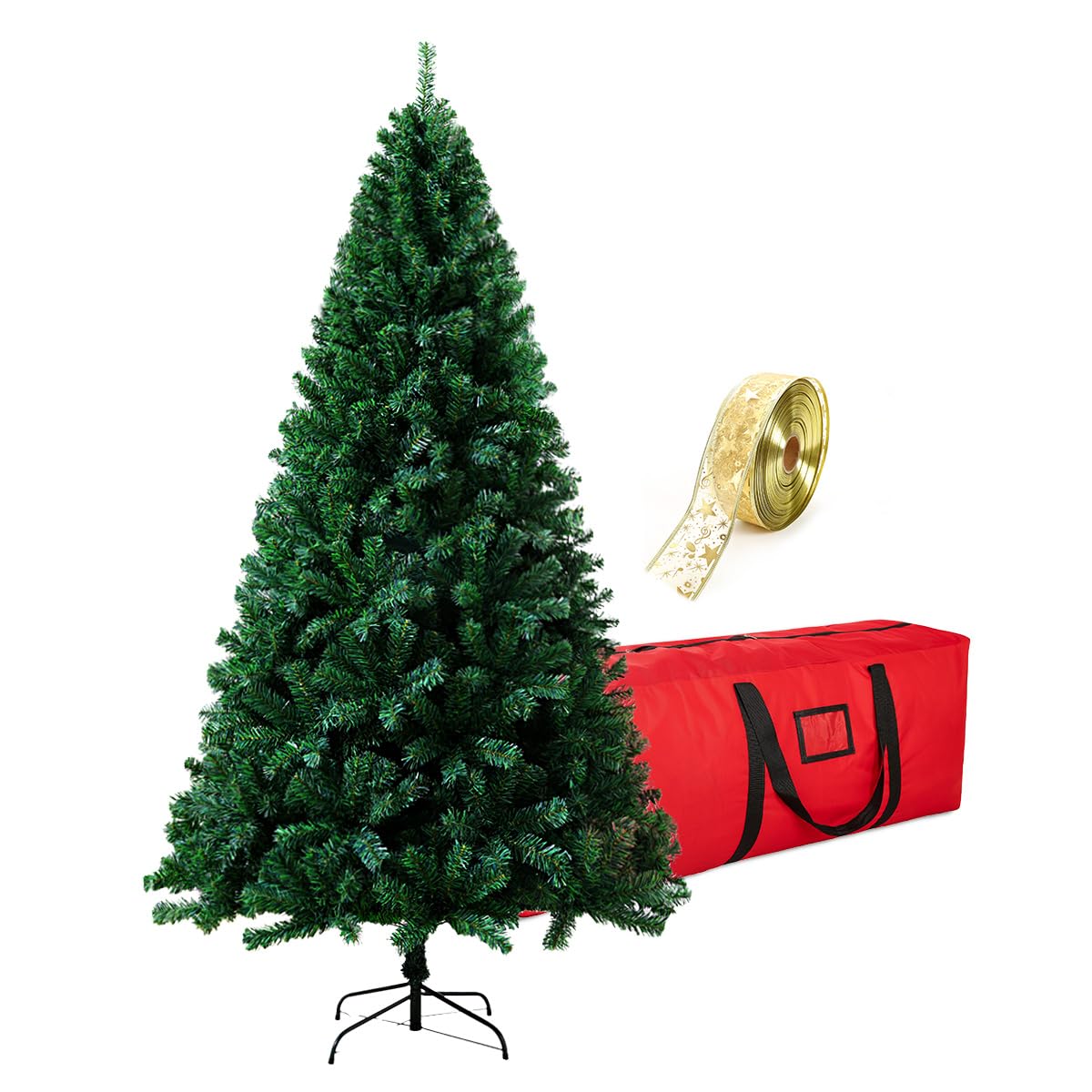 Amazon.co.jp: ZGCYSMHT 4フィート 人工クリスマスツリー 450本の枝先