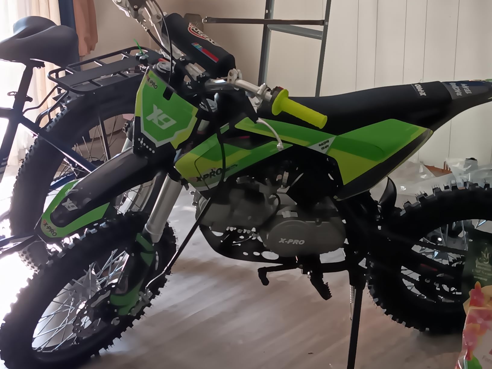 X-PRO X9 125cc Dirt Bike Adults Pit Bike 125 Pitbike,Big 17"/14" Tires!(Red) photo review