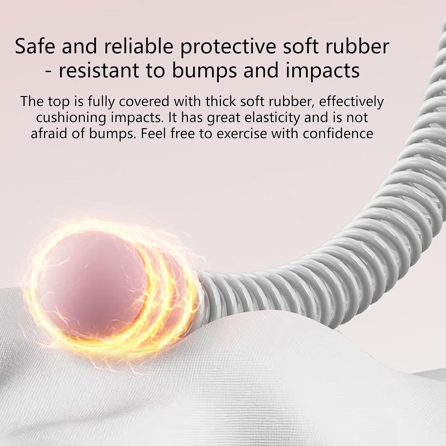 of Cordless Spring Battle Rope Steel Spring Rope with Storage Bag Adjustable Resistance Design for Fitness Training Adjustable Steel