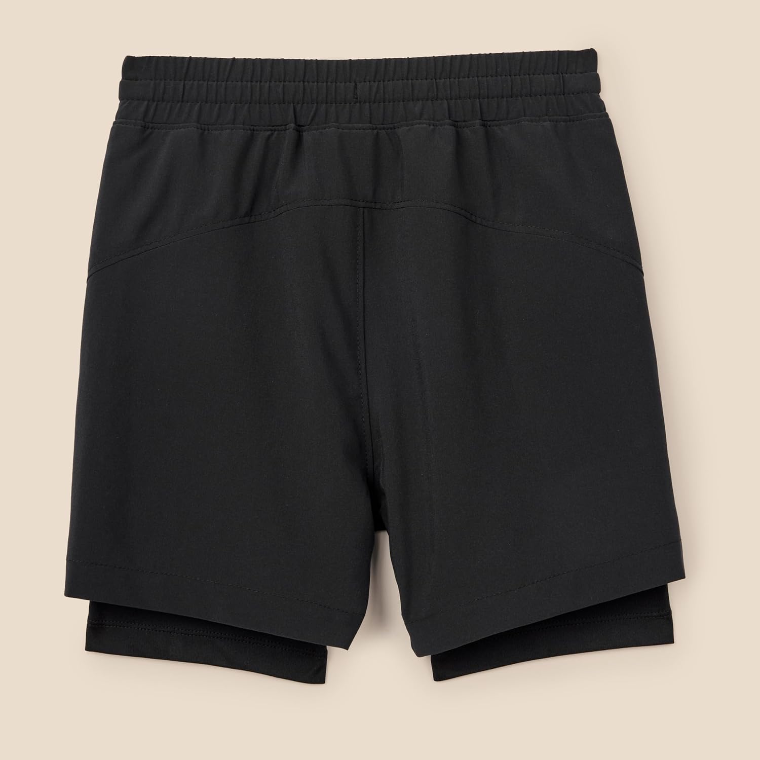 Amazon Essentials Boys' Active Performance Stretch Woven Athletic Training Shorts with Liner - Image 3