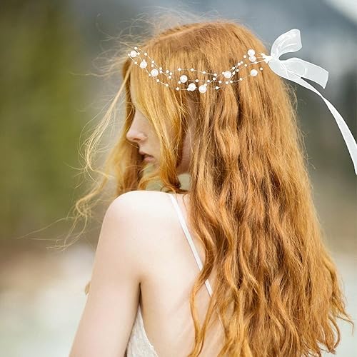Miniatura 5 de 2 tocados de flores de boda para niñas, diadema de princesa, accesorios para el cabello, tiaras de corona para mujeres, tocados para bodas, fiestas,