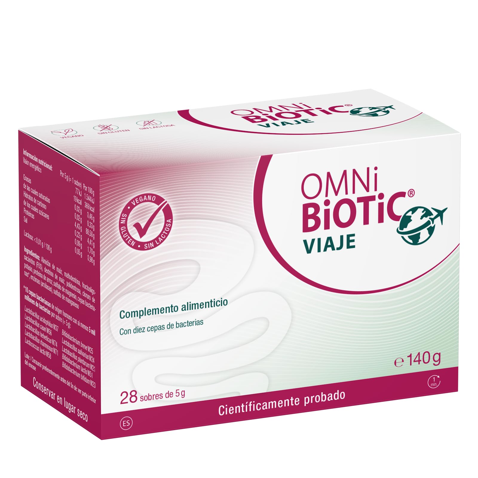 OMNi BiOTiC VIAJE | Probiótico | 10 cepas bacterianas