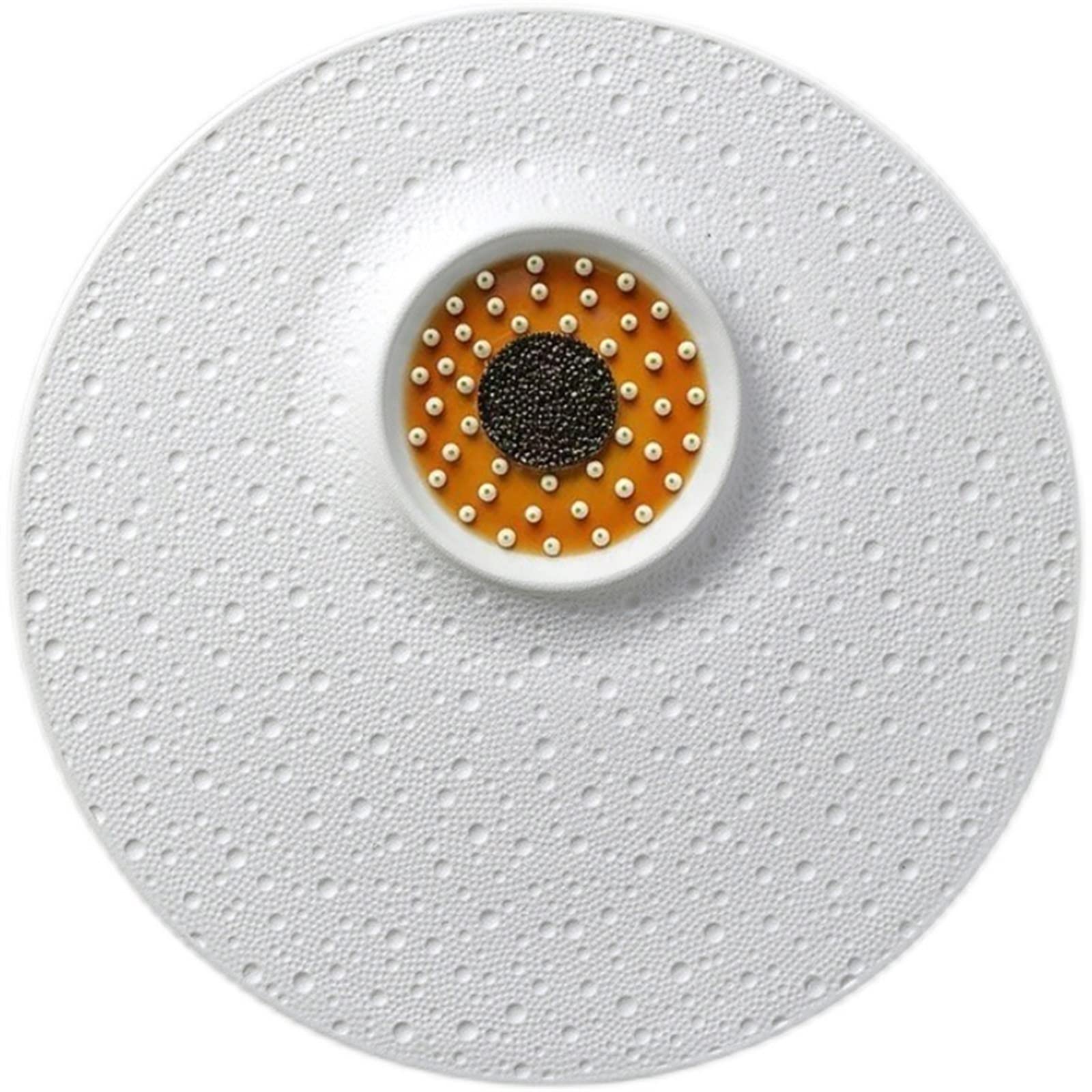 MYUYEE Soup Pot Ceramic Dinner Plate Round Tableware Pasta Plate Dessert Cake Tray Restaurant Sashimi Sushi Plate Seafood Plate Household Plates