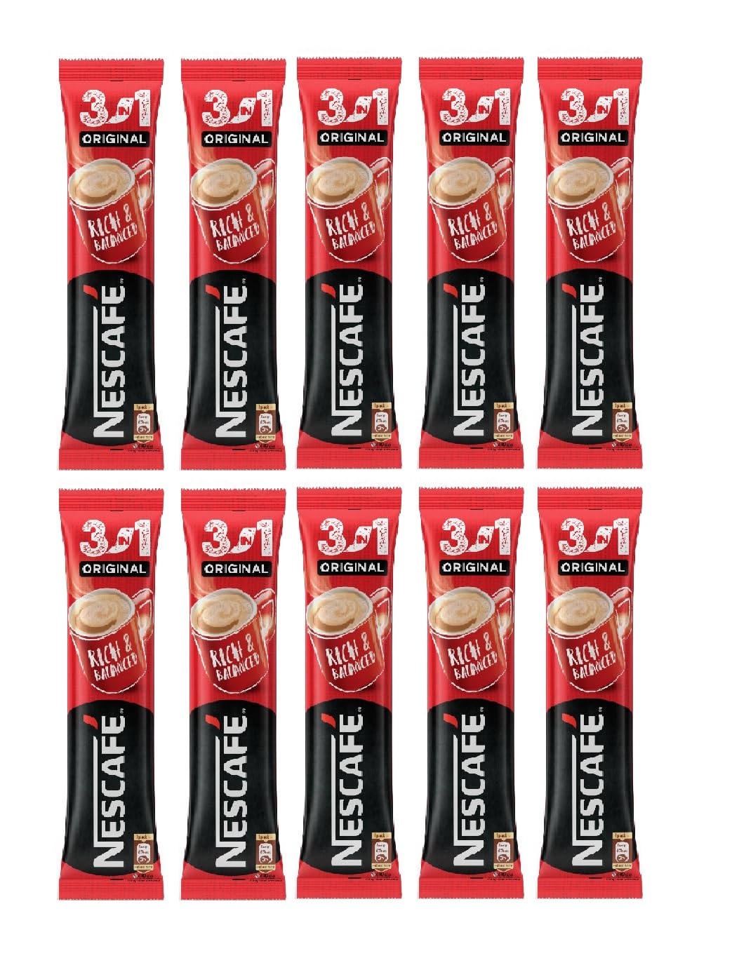 Nescafe 3 In 1 Original 10 Sachets Each Instant Coffee 17.5Gm - Powder (B0CG5RX6V5) Amazon Price History, Amazon Price Tracker