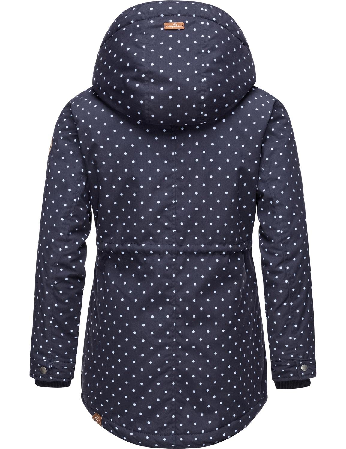 Ragwear Chaqueta de invierno para niños y niñas, impermeable, transpirable, Layra Dots 128-152