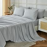 ILAVANDE Queen Ensemble de feuilles 6 Pièce, Hôtel de luxe Super Soft 1800 Series Feuilles de lit en microfibre Queen sans rembourrage & Breathable-14 Feuilles de poche profondes pour lit Queen Size(Queen,Sage Green)