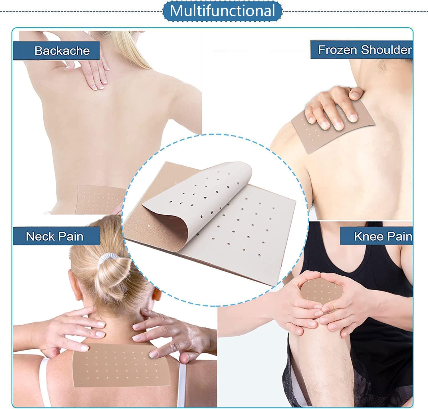 Knee Patches, MQ 12Pcs Maximum Strength Heat Patches Knee Relief Patches, Warming Herbal Patches Long-Lasting Relief For Knee, Back, Neck, Shoulder, Waist