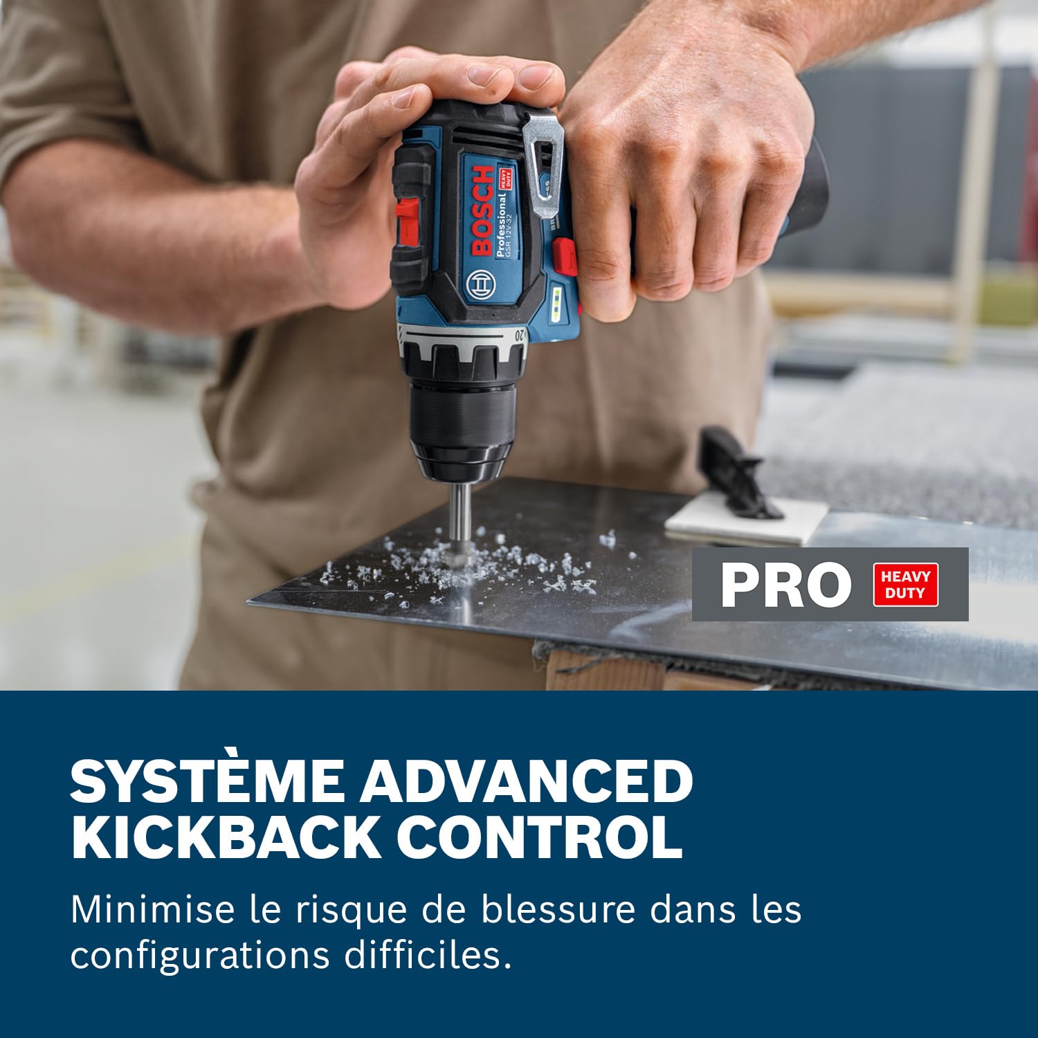Bosch Professional perceuse-visseuse sans-fil 12V GSR 12V-32 Advanced KickBack Control