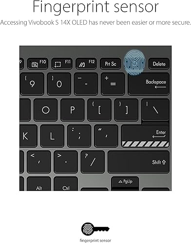 Miniatura 9 de ASUS VivoBook S 14X OLED portátil, pantalla de 14.5 pulgadas 2.8K 16:10 120Hz, plataforma Intel Evo, CPU Intel Core i5-12500H, 8GB RAM, 512GB SSD,