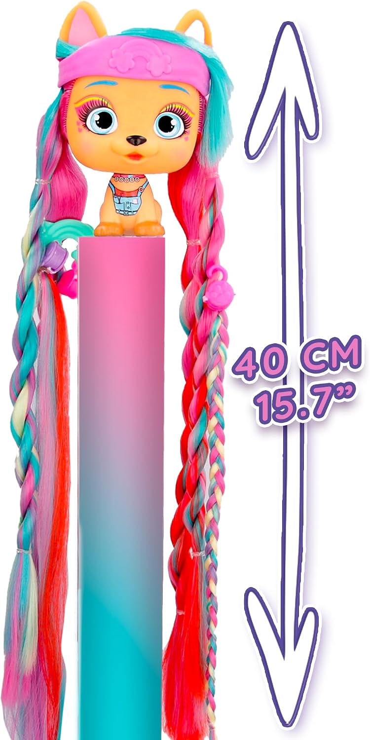 VIP PETS HAIR ACADEMY Волосы XXL для укладки стрижки и наращивания ALEXIA COLLECTIBLES Игрушка-подарок для мальчиков и девочек от 3 лет