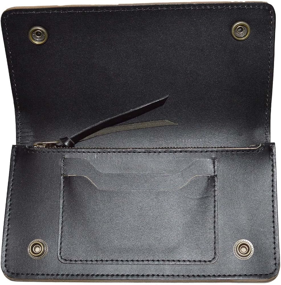 ロングトラッカーウォレット　トラッカーウォレット　牛革 長財布 メンズ トラッカー ロングウォレット 革 牛革 本革