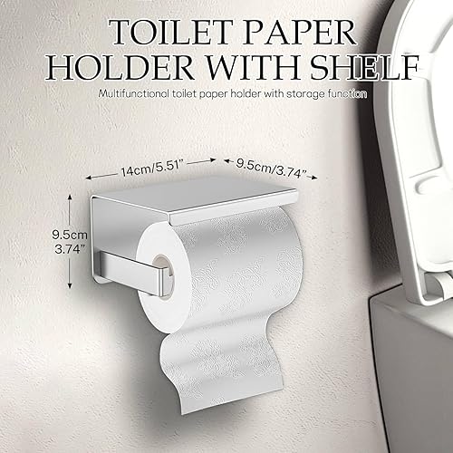 Miniatura 4 de Juego de 5 accesorios de baño de níquel cepillado, juego de toallero de 16 pulgadas, juego de accesorios de baño de acero inoxidable para baño, kit