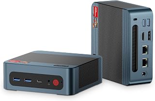 BOSGAME P3 Lite Mini Gaming PC: Ryzen 7 6800H, 32GB DDR5, 1TB NVMe SSD, Triple 4K, Dual 2.5G LAN, WiFi 6E