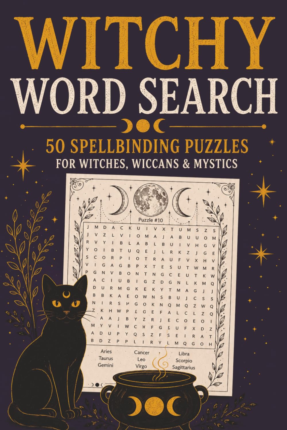 Witchy Word Search: 50 Spellbinding Puzzles for Witches, Wiccans & Mystics