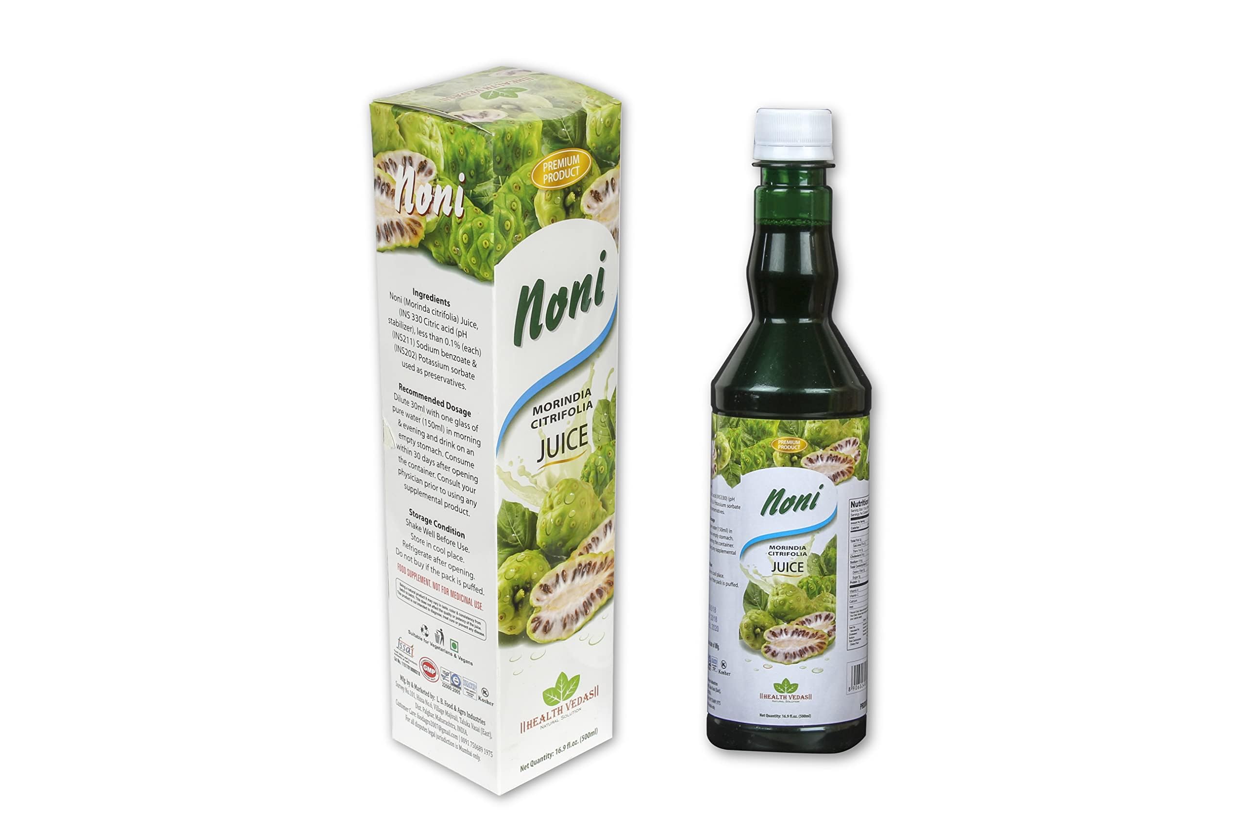 HEALTH VEDAS Noni Juice - 500 ml Boosts Energy, Builds Immunity Fresh Healthy Noni Juice (B0CFHBC8W4) Amazon Price History, Amazon Price Tracker