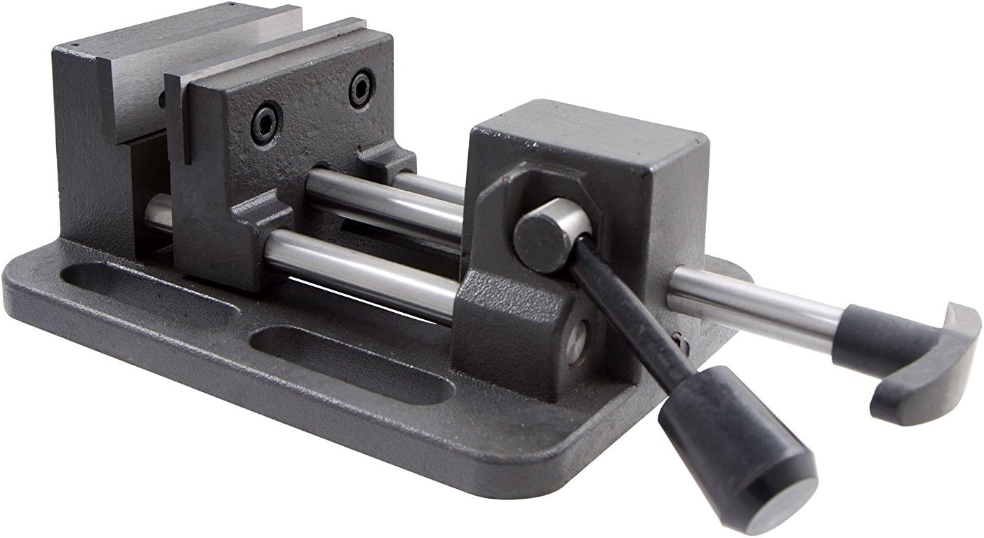 3900-0183 Pro-Series High Grade Iron Quick Slide Drill Press Vise, 3" Width x 1.25" Depth Jaw, 3.5" Jaw Opening (Pack of 1)