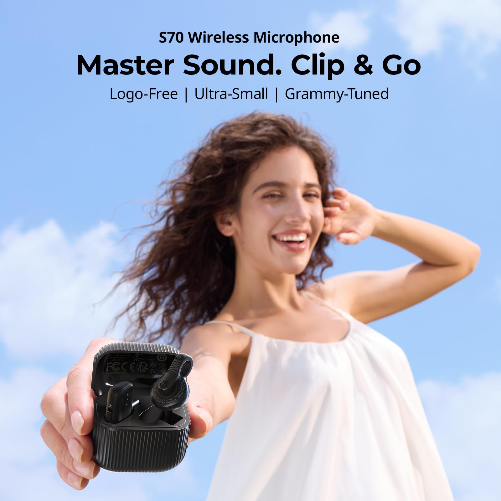 SMALLRIG USB-C Drahtloses Mikrofon S70-C1 ( (1 TX + 1 RX + Ladecase) - 5718 – Ansicht 10