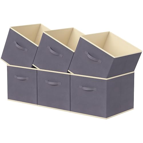 Lifewit Storage Cubes, Foldable Decorative Fabric Storage Baskets for Organizing