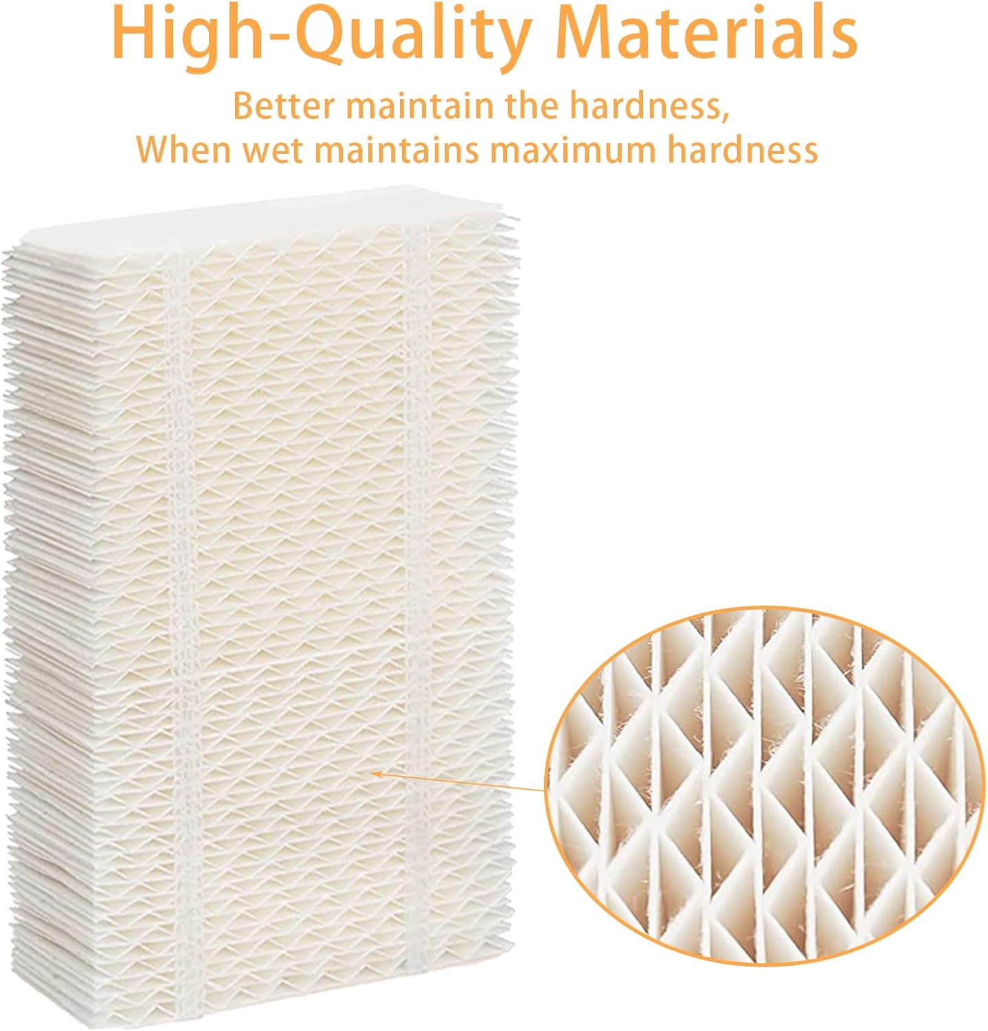 HIFROM 8Pack Humidifier Wick Filter Replacement HDC-411 Compatible with AIRCARE Essick Air HD-1205 HD-12050 HD-1211 HD-12110 Kenmore 14909 14912 14413 144130 14416 Cool Moisture Humidifier