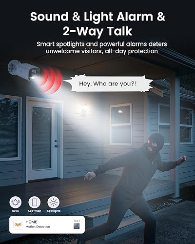 Miniatura 6 de Sistema de cámara de seguridad para el hogar 4K, NVR de 8 canales con disco duro de 2 TB + 4 cámaras IP PoE de 8 MP para exteriores con detección de