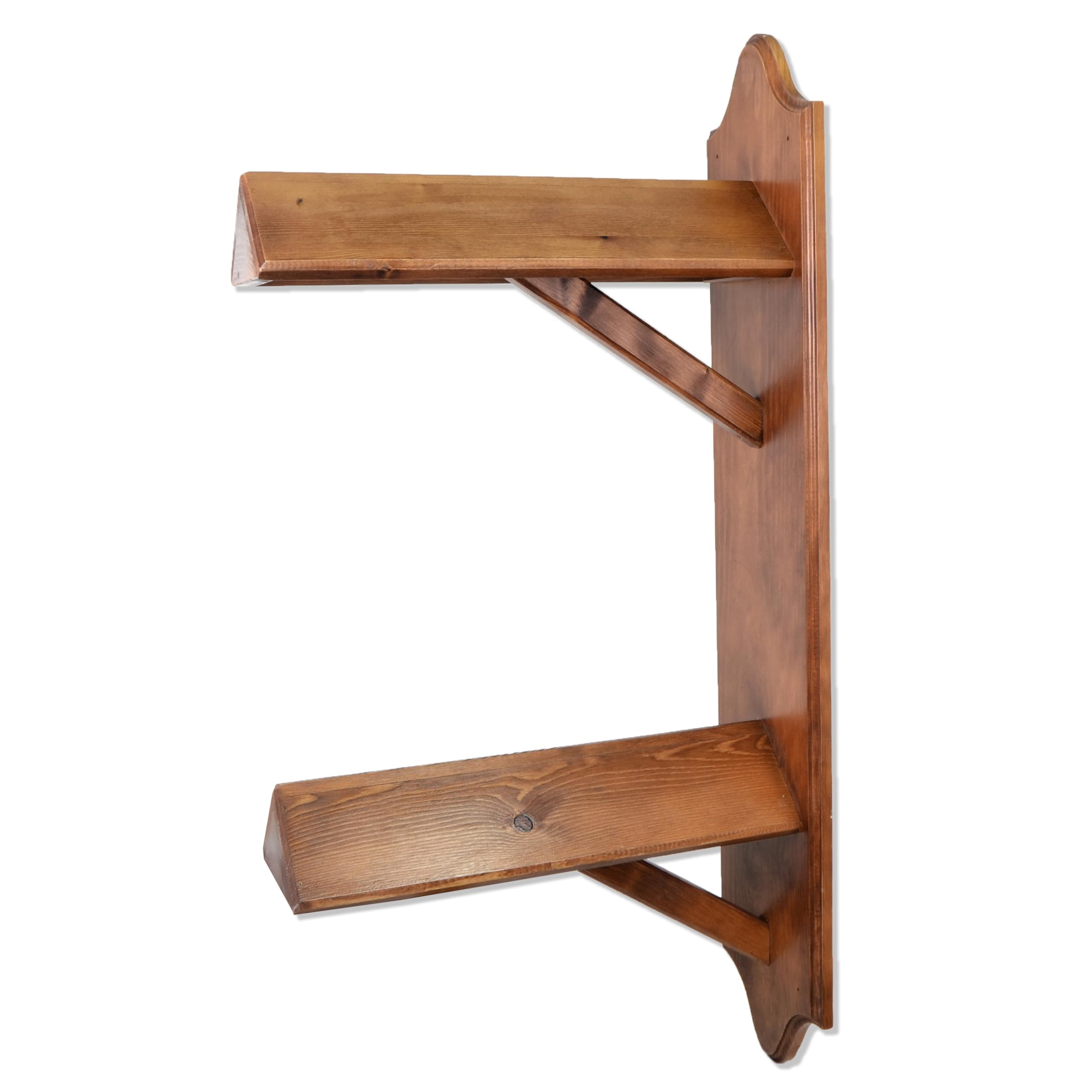 Monturero de madera de pared Los Nietos | Dos sillas | Equipamiento para el caballo | Producto de Guarnicionería | Tradición artesana | Los Nietos