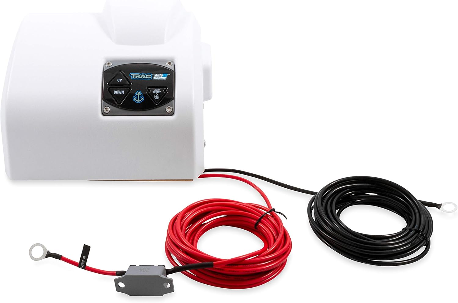 Trac Outdoors Sea 40 AutoDeploy-G3 Electric Anchor Winch - Anchors Up to 40 lb. - Includes 100-feet of Pre-Wound Anchor Rope with Use (69020)