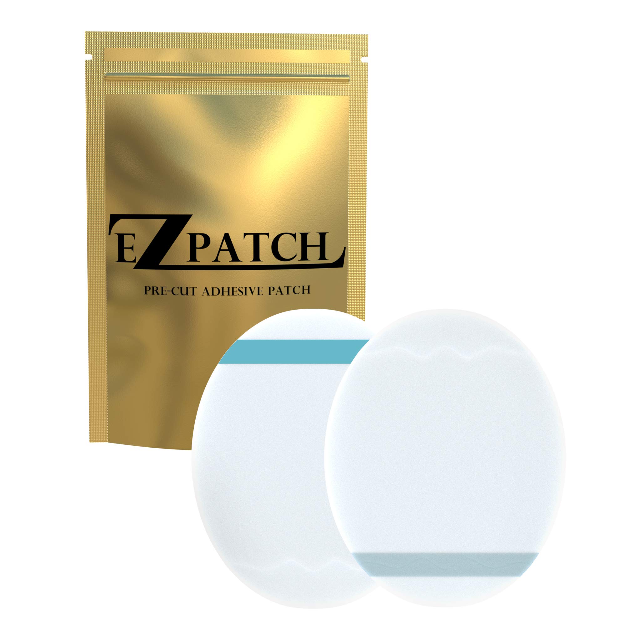 for Enlite, Guardian, Libre Adhesive Patches; Hypoallergenic Waterproof CGM Tape; Libre Sensor Covers Waterproof Adhesive; Oval Adhesive Patch; No Hole Clear Patch 20 Pcs