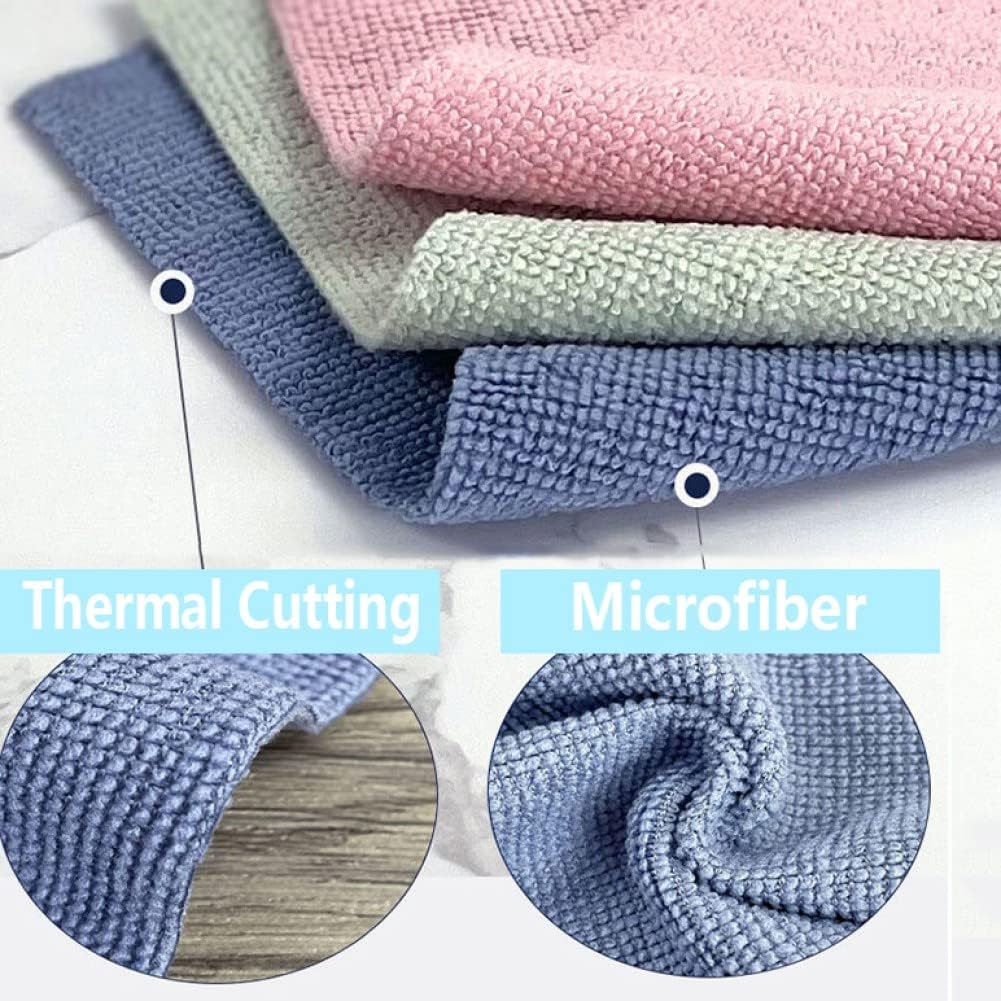 Exclusive | Goodern 20 Sheets Disposable Cleaning Cloths Cleaning Towels Microfiber Towel,Reusable Dish Cloths with Dispenser Box,Lazy Rags Car Wipes,Multi-Purpose Cleaning Cloths for Home Kitchen Hospital-Blue 2026 - view 1