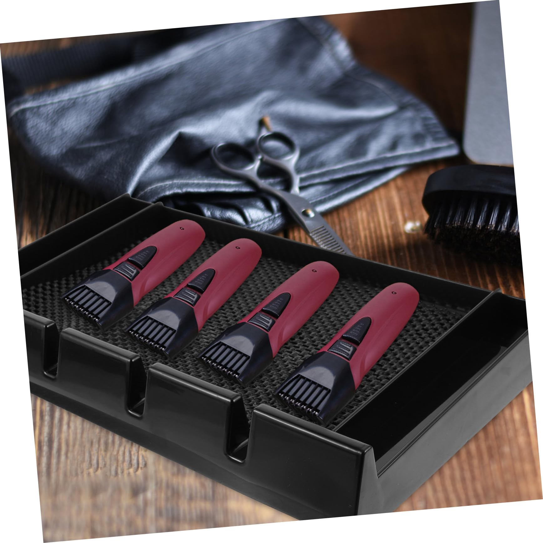 Organizador para Barbero Soporte para Cortapelos Eléctricos Estación de Almacenamiento para Recortadoras y Herramientas de Peluquería Profesional Hogar y Salón